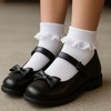 A2Z 4 Kids 3 Pack Girls Frilly Lace Ankle Cotton