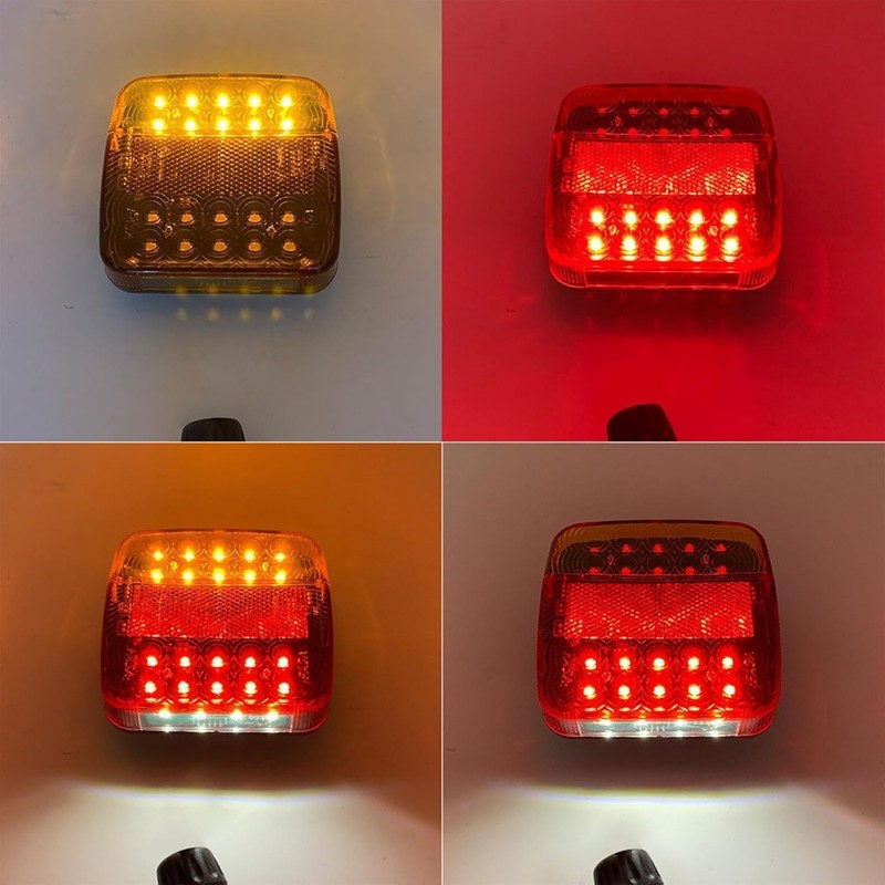 2Pack Magnetic Wireless Trailer Lights Kit, Magnetic Wireless Tail Lights
