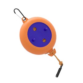 CENPEK Retractable Clothesline, 10 m Retractable Clothesline, Portable Travel Dryer, Outdoor Camping with 10 Fixed Buckles and 20 Clothespins