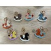 horse key chains Chestnut/orang