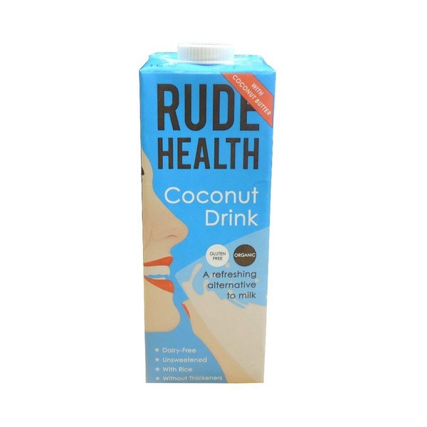 (2 Pack) - Rude Health - Organic Coconut Drink | 1000ml | 2 PACK BUNDLE