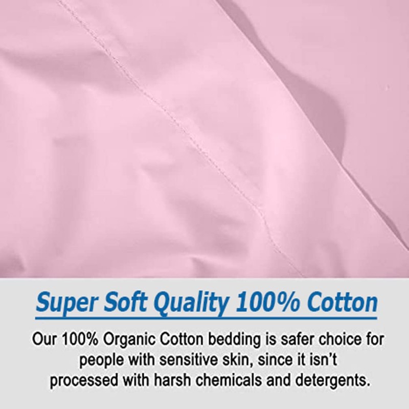 100% Pure Egyptian Cotton Luxurious Fitted Sheet 25cm Deep Pocket