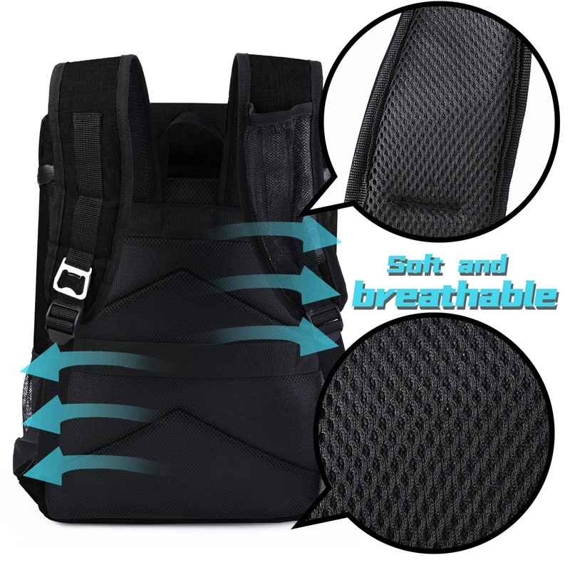 BAGLHER Large Capacity Cooler Backpack, 12" x 7.5" x 17",