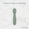 WeeSprout Baby Spoons for Self Feeding 6 Months +, Soft