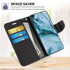Shantime Oxford Fabric Leather Flip Wallet Case Compatible with AGM