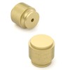 Amerdeco 10 Pack Brushed Gold Knurled Cabinet Knobs Kitchen Cabinet