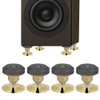 HiFi Speaker Spikes, 4Pcs Speaker Isolation Spikes Stand Feet Speaker