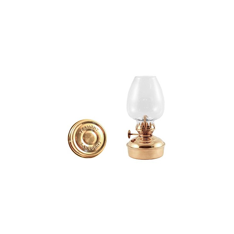 Vermont Lanterns Brass Mini Small Oil Lamp 5.75" (Brass)