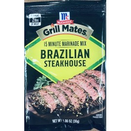McCormick Grill Mates BRAZILIAN STEAKHOUSE 15 Minute Marinade Mix 1.06 oz