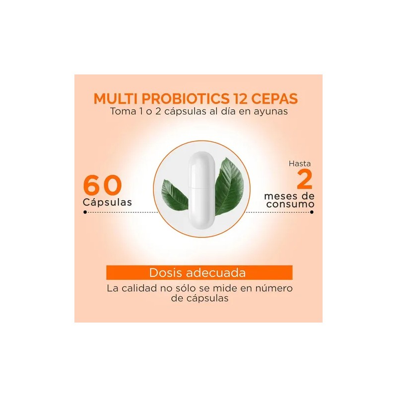 Probioticos 120 Billones Ufc Cepas Prebioticos Microencapsulacion Capas Inulina Achicoria
