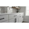 Alzassbg 10 Pack Matt Black Cabinet Pulls, 6-1/4 Inch(160mm) Hole