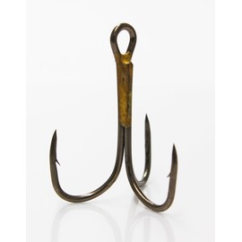 Eagle Claw Treble Hooks, 10 Count, Bronze #6
