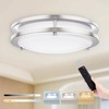 Kalium LED Ceiling Light with Remote 16 Inch Flush Mount