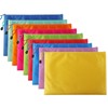 A5 PVC Canvas Storage Zipper File Bag Handbag Zip Wallet