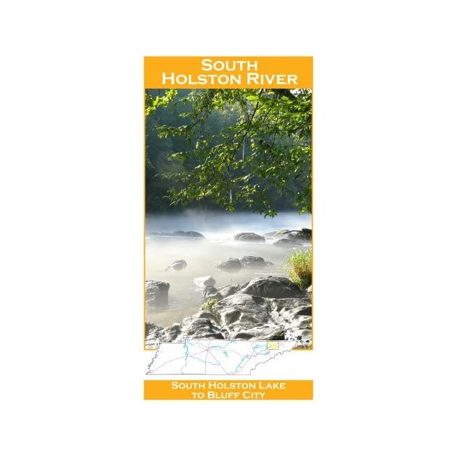 South Holston River 11x17 Fly Fishing Map