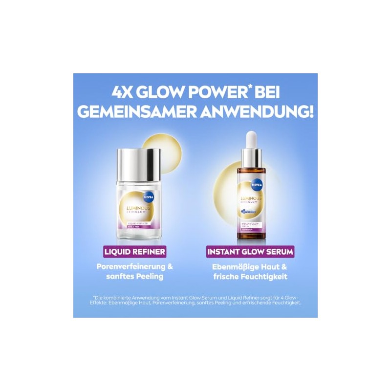 NIVEA Luminous630 Skin Glow Set, Face Care Set with Moisturising