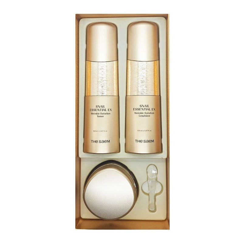 The Saem Snail EX Wrinkle Solution Skin Care 2-Piece Set