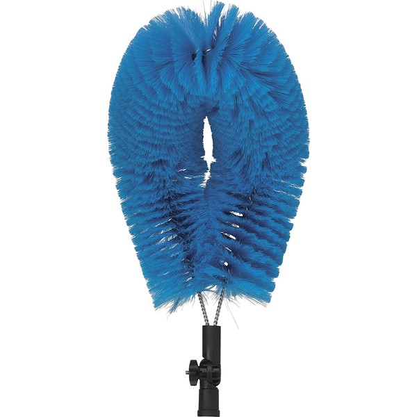 Vikan 53713 Soft Bristle CIP Brush, 20-55/64" Polyester, Blue