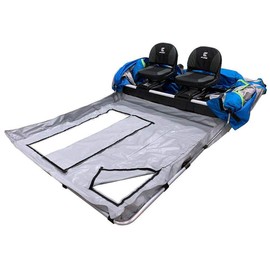 CLAM 14277 Removable Thermal Floor Attachment with Carry Bag for Voyager/Thermal X Fish Trap Ice Fishing Shelter Tent, Accessory Only, Gray