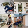 Yesaler Mehrzweck Werkzeug Rolltasche Roll Up Pouch Werkzeugrolle Schraubenschlüssel Rolltasche