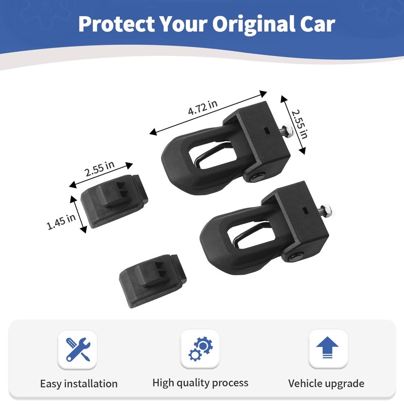 RT-TCZ for Jeep JL OEM Hood Latches Catch Kit for