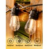 addlon 200FT(4-Pack*50FT) LED Outdoor String Lights with 64 Edison Vintage