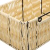 OGA Pack of 2 Shower Baskets for Hanging Rattan Plastic
