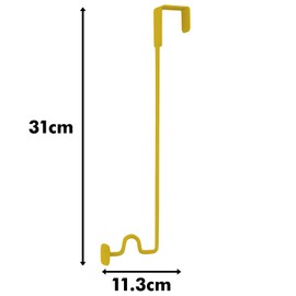 Toyo Case, Hang Hook, Yellow, Width 1.0 x Depth 4.4 x Height 12.2 inches (2.5 x 11.3 x 31 cm), Storage Hook, Tool, Side Door, UZU FM2-HGK-MT