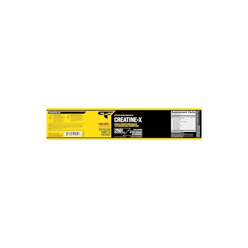 Primaforce Creatine-X 250 Grams - High-Performance 10 Creatine Complex -