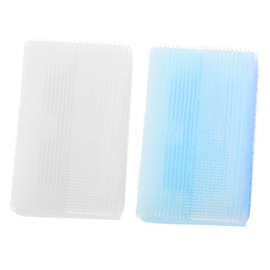 PACKOVE 2Pcs Portable Sensory Bath Brush with Soft Massage Bristles for Gentle Skin Exfoliation and Comfortable Newborn Spa Experience Suitable for Bathing and Daily Body Care