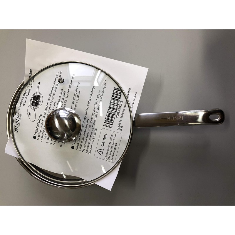 Egg Poacher Pan - Stainless Steel Poached Egg Cooker –