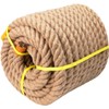 Natural Jute Rope (3/4 in x 50 ft) Thick Hemp