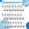 AuRiver 25 PCS Tent Pole Clips Stainless Steel Kayak Paddle