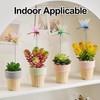 12 Pack Realistic 3D Dragonfly Clips, Fake Dragonflies for Garden