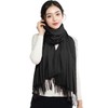 RIIQIICHY Scarf, Women's Scarf, Large Scarf, Weddings, Cashmere Touch, Solid,