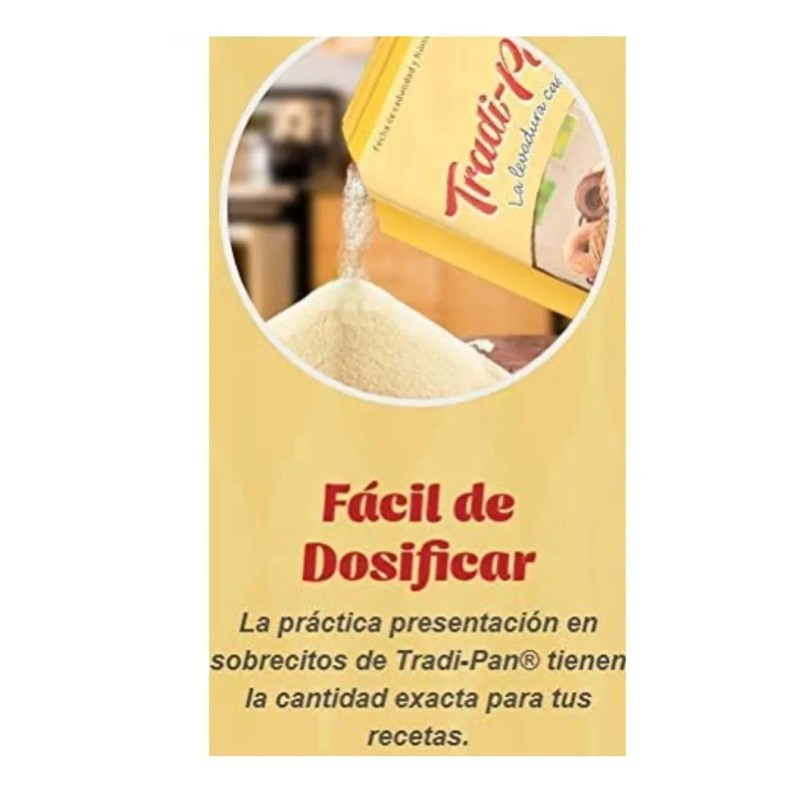 Levadura Casera Tradipan C/5 Sobres 11 G