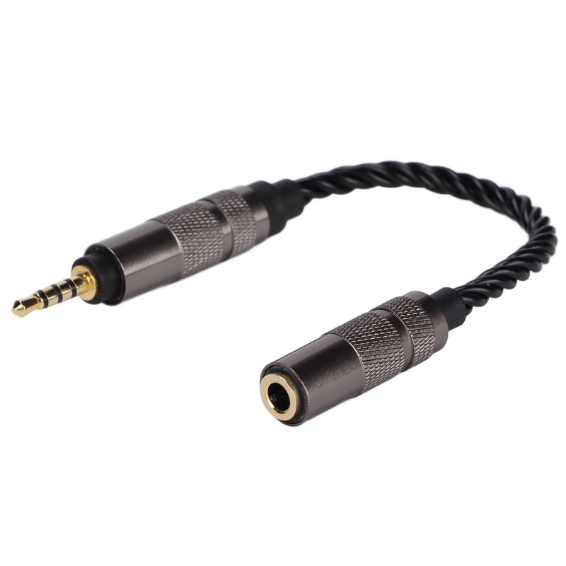 2.5mm Male to 3.5mm Female Stereo Audio Jack Adapter Headset