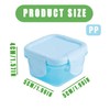 Pack of 6 Small Freezer Containers, Small Cans, Sauce Containers