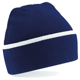 Beechfield - Teamwear Beanie - French Navy/White