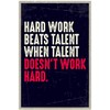 JSC163 Hard Work Beats Talent When Talent Doesn't Work Hard