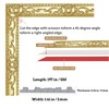 Leenevs Flexible Wall Trim, 16.4 Feet Self-Adhesive Peel & Stick