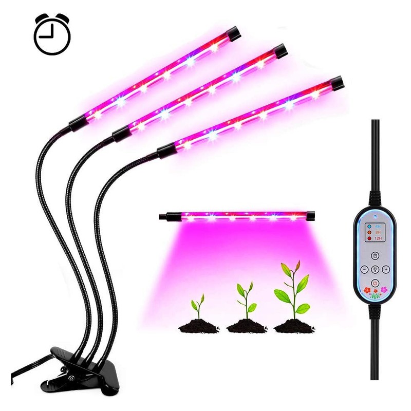 LED Grow Lights for Indoor Plants, Growing Lamp Fixture 15W