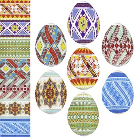 Diximus Thermo Heat Shrink Sleeve Decoration Easter Egg Wraps Pysanka Pysanky (Ornaments)