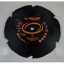 ORANGE TORNADO 10" polycrystalline Diamond Blade for Fiber Cement siding and Laminate Flooring
