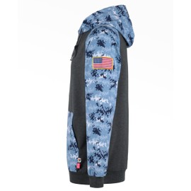 VATRENUS VATRENUS FR Hoodies for Men 7.5oz Cotton Camo Two-Tone Flame Resistant Pre-Washed Fire Retardant Welding Sweatshirt