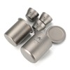 Titanium Tea Pot Cups Set Outdoor Camping Tea Service Lightweight