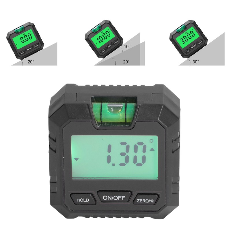 Digital Inclinometer Magnetic 90° Electronic Protractor Angle Level Finder Gauge