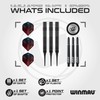 WINMAU Darts Solaris Pro 19g Barrel / 21g Full Weight