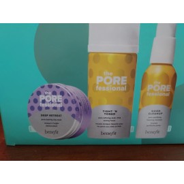 Benefit Porefessional Picks Cleanser 1.5 fl oz Toner 2 fl oz Mask 1 fl oz NIB