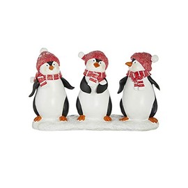 RAZ Imports 2021 Snowed in 11.75" Penguins Figurine